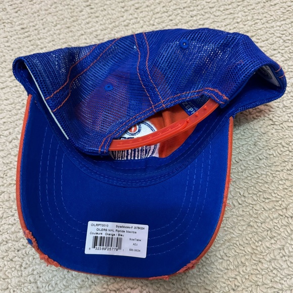 Zephyr Edmonton Oilers Hat BNWT - Picture 2 of 2